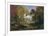 Couple on a Bridge, 1876-Jasper Francis Cropsey-Framed Giclee Print