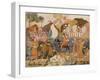 Couple on a Mule (Oil on Canvas)-Charles Prendergast-Framed Giclee Print