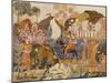 Couple on a Mule (Oil on Canvas)-Charles Prendergast-Mounted Giclee Print