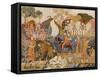 Couple on a Mule (Oil on Canvas)-Charles Prendergast-Framed Stretched Canvas