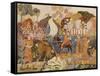 Couple on a Mule (Oil on Canvas)-Charles Prendergast-Framed Stretched Canvas