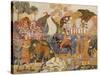 Couple on a Mule (Oil on Canvas)-Charles Prendergast-Stretched Canvas