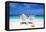 Couple On A Tropical Beach-haveseen-Framed Stretched Canvas