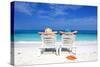 Couple On A Tropical Beach-haveseen-Stretched Canvas