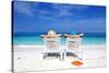 Couple On A Tropical Beach-haveseen-Stretched Canvas