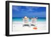 Couple On A Tropical Beach-haveseen-Framed Photographic Print