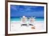 Couple On A Tropical Beach-haveseen-Framed Photographic Print