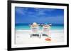 Couple On A Tropical Beach-haveseen-Framed Photographic Print