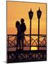 Couple on Bridge, Aruba, West Indies, Dutch Caribbean, Central America-Sergio Pitamitz-Mounted Photographic Print