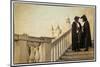 Couple on Bridge During Carnival, Venice, Italy-Darrell Gulin-Mounted Photographic Print