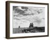 Couple on Field Being Harrowed at Verblud State Collective Farm, South of Moscow, Rostov, Russia-Margaret Bourke-White-Framed Photographic Print