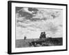 Couple on Field Being Harrowed at Verblud State Collective Farm, South of Moscow, Rostov, Russia-Margaret Bourke-White-Framed Photographic Print