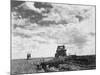 Couple on Field Being Harrowed at Verblud State Collective Farm, South of Moscow, Rostov, Russia-Margaret Bourke-White-Mounted Photographic Print