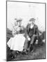 Couple on Hammock-null-Mounted Photographic Print