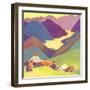 Couple on Hills, 1927-null-Framed Giclee Print