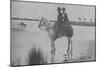 Couple on Horseback in Traditional Costume of Arles-null-Mounted Giclee Print