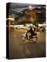 Couple on Moped Carrying Floral Display, Hanoi, Vietnam, Indochina, Southeast Asia, Asia-Purcell-Holmes-Stretched Canvas