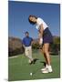 Couple on the Golf Cource-Chris Trotman-Mounted Photographic Print