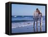 Couple on Vacation at Tropical Beach-Bill Bachmann-Framed Stretched Canvas