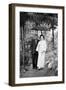 Couple Pose for Portrait in the Rain, Tokyo, Japan, 1967-Takeyoshi Tanuma-Framed Photographic Print