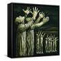 Couple Reaching Up, 1981-Evelyn Williams-Framed Stretched Canvas