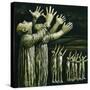 Couple Reaching Up, 1981-Evelyn Williams-Stretched Canvas