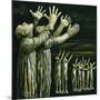Couple Reaching Up, 1981-Evelyn Williams-Mounted Giclee Print