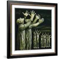 Couple Reaching Up, 1981-Evelyn Williams-Framed Giclee Print