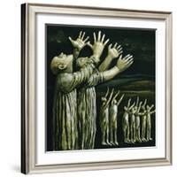 Couple Reaching Up, 1981-Evelyn Williams-Framed Giclee Print