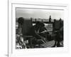 Couple Reading on Beach, Coney Island, C.1910-21-William Davis Hassler-Framed Photographic Print