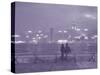Couple Relaxing on Promenade, Hong Kong, China-John Coletti-Stretched Canvas