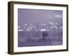 Couple Relaxing on Promenade, Hong Kong, China-John Coletti-Framed Premium Photographic Print