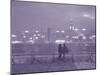 Couple Relaxing on Promenade, Hong Kong, China-John Coletti-Mounted Premium Photographic Print