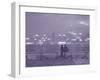 Couple Relaxing on Promenade, Hong Kong, China-John Coletti-Framed Photographic Print