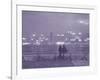 Couple Relaxing on Promenade, Hong Kong, China-John Coletti-Framed Photographic Print