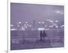 Couple Relaxing on Promenade, Hong Kong, China-John Coletti-Framed Photographic Print