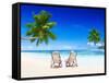 Couple Relaxing on the Beach.-Rawpixel-Framed Stretched Canvas