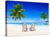 Couple Relaxing on the Beach.-Rawpixel-Stretched Canvas