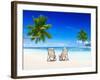 Couple Relaxing on the Beach.-Rawpixel-Framed Photographic Print
