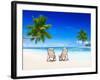 Couple Relaxing on the Beach.-Rawpixel-Framed Photographic Print