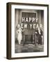 Couple Ringing in the New Year-null-Framed Photo