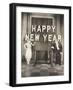 Couple Ringing in the New Year-null-Framed Photo