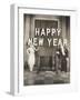 Couple Ringing in the New Year-null-Framed Photo