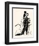 Couple Side by Side Moving Toward a Wedding Ceremony-Maxfield Parrish-Framed Photo