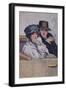 Couple Sitting in a Car-null-Framed Giclee Print