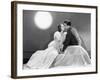 Couple Sitting Together in Love-null-Framed Photo