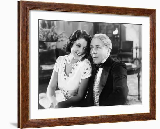 Couple Sitting Together in Love-null-Framed Photo