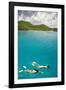 Couple Snorkeling in Hawksnest Bay at St. John Island-Macduff Everton-Framed Photographic Print