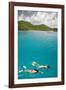 Couple Snorkeling in Hawksnest Bay at St. John Island-Macduff Everton-Framed Photographic Print