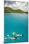 Couple Snorkeling in Hawksnest Bay at St. John Island-Macduff Everton-Mounted Photographic Print